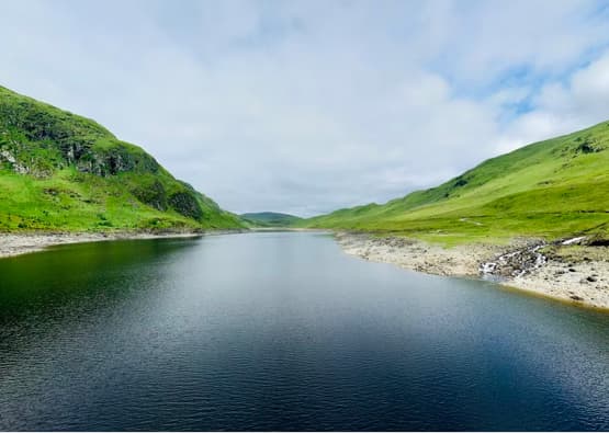 aberfeldy aerial view of loch