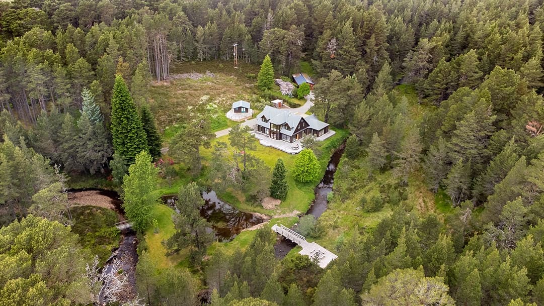 Baddengorm Lodge in Carrbridge in the Scottish Highlands
