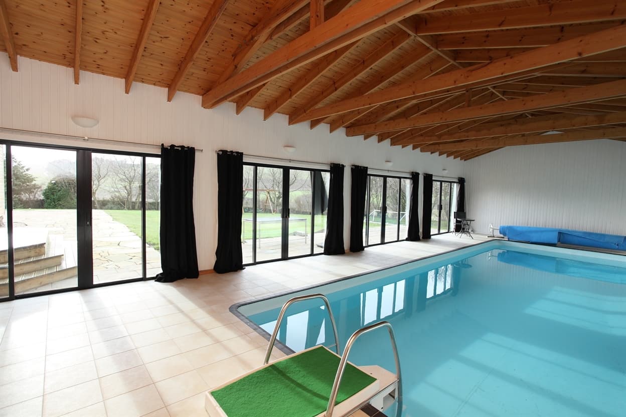 Large heated indoor swimming pool