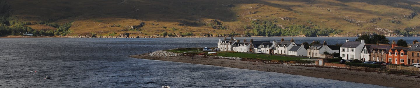 row of houses in ullapool